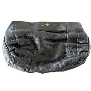 Cole Haan Black pebbled Leather Mini Bag Purse
